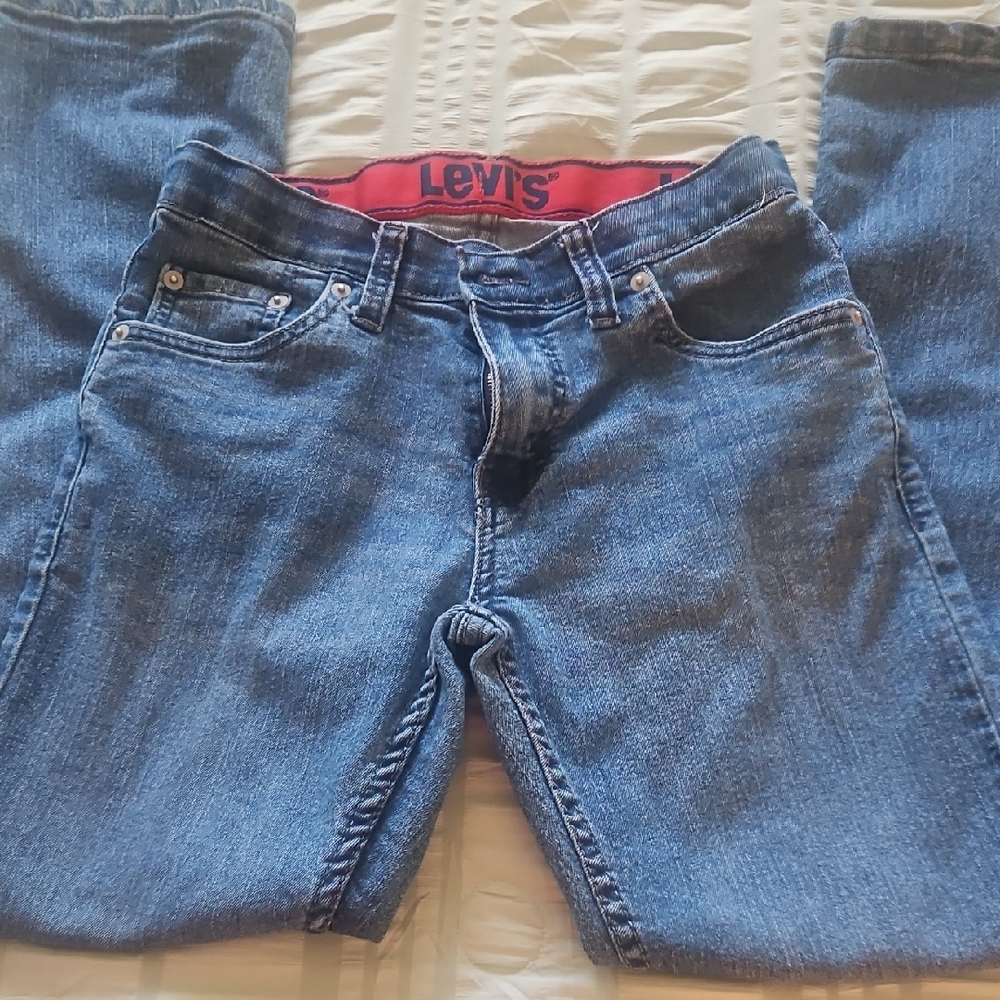 Levi's Boy's Classic Straight Leg Blue Jeans